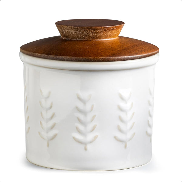 Ceramic Butter Dish With Lid, Butter Crock for Countertop, French Butter Keeper