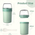 Mitsemmo Spoons,600ml+270ml Snack Cup Box Container with Lid,Yogurt Parfait Snackle Cups and Breakfast On The