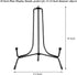 2 Pack Upgraded 10 Inch Plate Display Stands, Anti-Slip Iron Photo Holders for Decorative Plates, Picture Frames