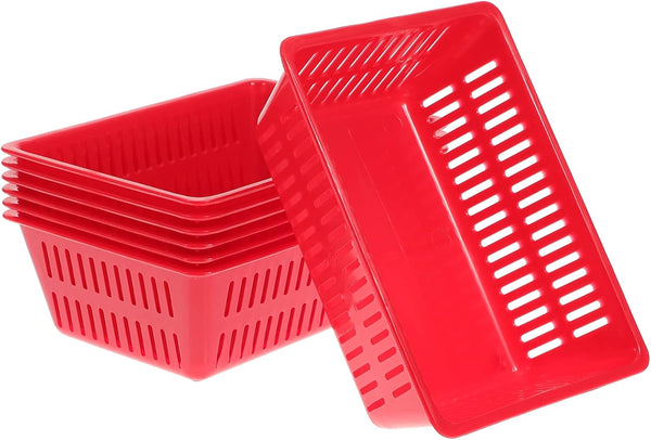 Ipetboom 7Pcs Mini Baskets for Organizing, Classroom Storage Baskets, Coin Storage Baskets, Random Color