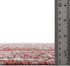 Unique Loom Outdoor Traditional Collection Area Rug, Timeworn 2' x 3' Rectangle Rust Red/Gray