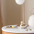 Personalized Master Free Engraving Custom Solar System 9 Planets Natural Gemstones Sphere with Wooden Stand