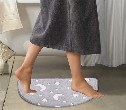 Noctilucent Anti-Slip Mat, Glow in Dark Decorative Rug for Indoor and Outdoor Entrance, 23.6”x15.7”