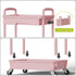 Sorgion 3 Tier Rolling Cart Organizer,Laundry Room Bathroom Organizers and Storage Office Shelves Mobile Shelving Unit