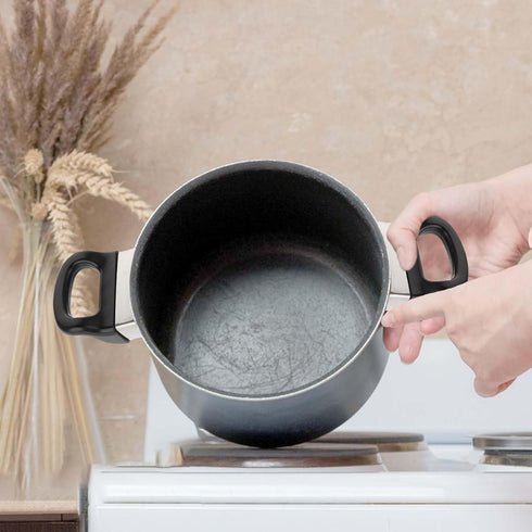 2 Pcs Pot Short Side Handles Replacement, Metal Pressure Pan Handle Ear for Home Kitchen Cookware