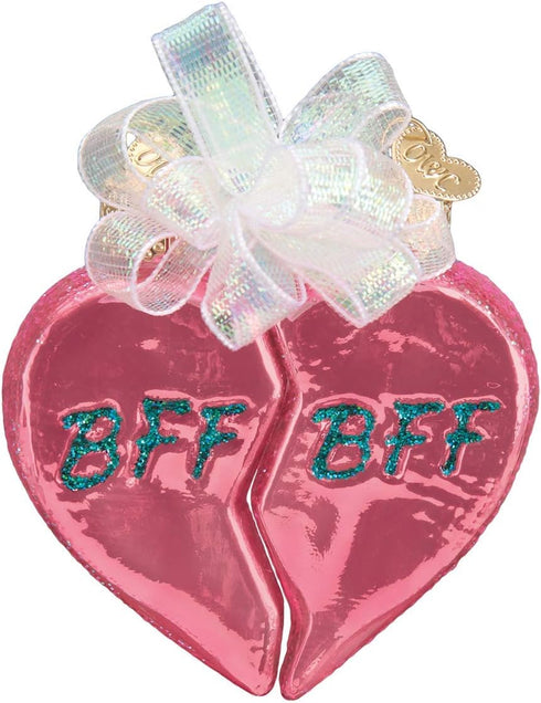 Old World Christmas BFF Hearts Ornament
