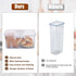 Counter Gifhomfix Bread Box Bread Boxes for Kitchen Airtight, Time Recording Bread Storage Container with Lid, Bread