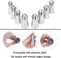 Russian Piping Tips Set, 8 Pcs Stainless Steel Frosting Icing Piping Nozzles for Cake Decorating Supplies
