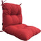 BOSSIMA Outdoor Indoor High Back Chair Tufted Cushions Comfort Replacement Patio Seating