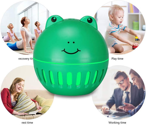 Portable Humidifiers Mini USB Mist Humidifiers Mini USB Desk Humidifiers for Travel, Car, Office, Bedroom, Frog