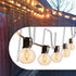 Yotako 60 Metal Gutter Hooks for Outdoor Christmas Lights, Weatherproof Holiday Light Clips