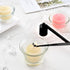 3 in 1 Candle Accessory Set - Candle Care Kit with Wick Trimmer, Wick Dipper, Gift Packaging (Black)