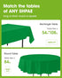 20 Pack, 54 108 Inch Pureegg Plastic Table Cloth Disposable x Table Cloths, St Patricks Day, Christmas Decorations