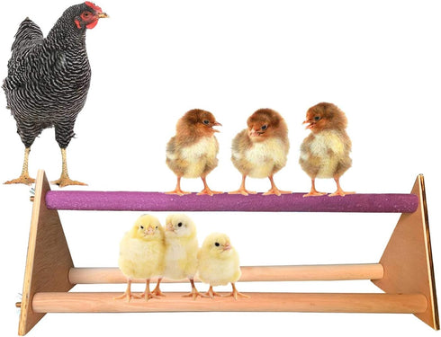 Vehomy Chicken Perch - Wooden Chicken Swing for Hens & Large Birds