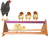 Vehomy Chicken Perch - Wooden Chicken Swing for Hens & Large Birds