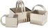 RSVP International Endurance Biscuit Cutters, Set of 4, Rippled Square, Stainless