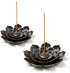 2 Pack Brass Lotus Incense Burner, Incense Holder for Sticks