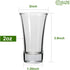 YULEER Shot Glasses - 2oz Clear Heavy Base Shot Glass Set, 12 Pack Shooter Glass for Spirits & Liquors
