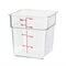 Cambro 4SFSCW135 CamSquare Polycarbonate Square Food Storage Container