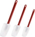 Silicone Rubber Spoonulas Pack of 3 (9.5/14/16-Inch), Commercial Silicone Spoonulas, Resistant to 500?, Dishwasher Safe