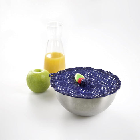 Charles Viancin Blackberry Silicone Lid - 8''/20cm Food Storage & Cooking, Airtight Seal, BPA-Free, Dishwasher Safe
