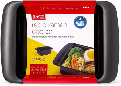 Rapid Ramen Cooker - Microwavable Cookware for Instant Ramen, BPA Free and Dishwasher Safe, Perfect for Dorm or Small