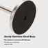 Paper Towel Holder Countertop, Standing Roll Holder for Kitchen Bathroom with Weighted Base for One-Handed Operation