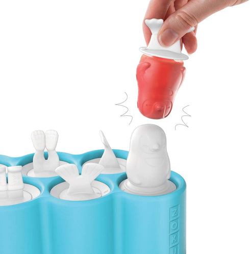 Zoku Polar Pop Molds, 5 Different Explorer Friends and Polar Explorer-Shaped Popsicle Molds in One Tray