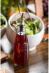 Tablecraft 12Oz Oil Vinegar Bottle, Recycled Green Glass