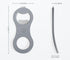 2 in 1 Magnetic Beer Bottle Opener for Refrigerator and RV, Soft Touch Silicone Surface Protects Fridge, Ideal Gift