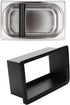 Stainless Steel Espresso Knock Box, Coffee Pucks Container with Steel Holder and Noise Reduction Rubber Ring