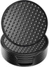 Silicone Coasters 6 Pack with Holder, Drink Coasters Set for Hot &