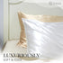 100% Mulberry Silk Pillowcase for Hair and Skin, 22 Momme Natural Silk Pillow Cover with Zipper, Beige