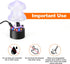 FITNATE Mist Maker, 12 LED Mister Fogger Water Fountain Atomizer, Perfect for Halloween and Holidays