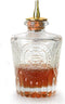 LINALL Donatello Bitters Bottle for Cocktail, 4oz / 130ml Glass Dash Bottle with Gold Plated Dasher Top
