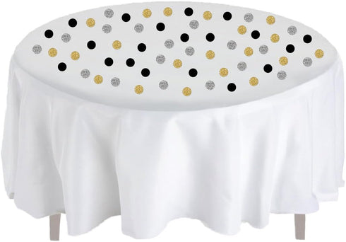 Andaz Press Large Confetti Party Table Decor, 1.5-inch Double-Sided, 180-Pack