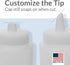Pinnacle Mercantile Plastic Squeeze Condiment Bottles, Set of 2, 16-ounce with Red Tip Cap