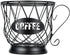 TreeLen K Cup Holder, Large Capacity Coffee Pod Organizer for 40 K Cups, Black Storage for Coffee Bar
