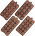 DanziX 4 Pack Flower Shape Silicone Molds, Chocolate Candy Mold for Wedding, Festival, Parties, DIY Enthusiasts - 15