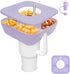 Snack Bowl with Cover for Stanley 40oz Tumbler, Silicone Snack Tray for Stanley Cup Accessories, Suitable for Car