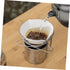 2pcs Folding Funnel Coffee Maker, Stainless Steel Hand Drip Coffee Strainer, DIY Coffee Dripper Filter