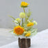 Wooden Flowers Rustic Flower Pot, Wood Bark Planter Container for Indoor Outdoor Succulent Bonsai Pots
