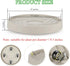 2 Pack Wheels,10" 165 LBS 360 Plant Caddy with Rolling Plant Stand Heavy Duty with Hidden Rotating Silent Wheel Wheels