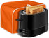 Orange Washable Toaster Dust Cover, Polyester 4 Slice Kitchen Small Appliance Covers, Fits Most Standard Toasters.