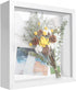 8x8 White Shadow Box Frame Display Case with Letter Stickers, 3D Picture Frame for Memorabilia, Baby Items, Crafts,