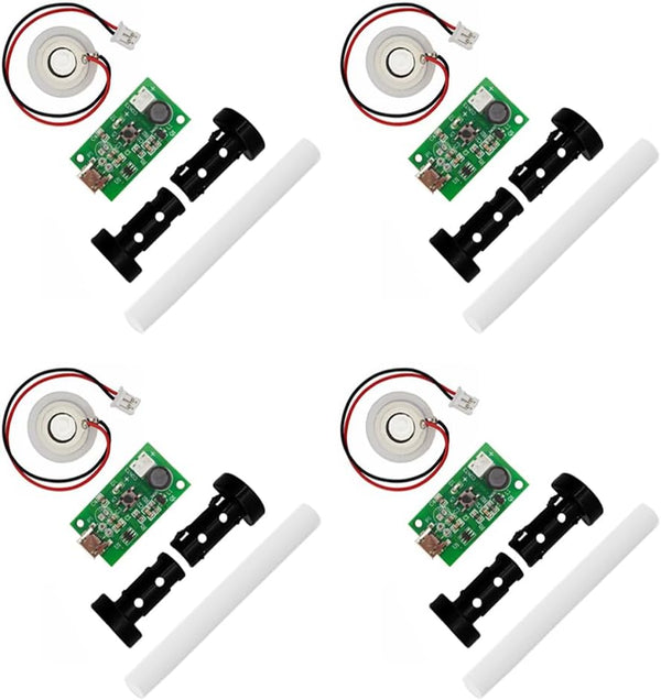 4Pcs USB Humidifieration Atomization Disc, Micro Interface Drive Circuit Board for DIY Home Use