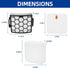 Filters Compatible with Shark LA702, LA700 Rotator Lift-Away ADV DuoClean PowerFins Vacuum