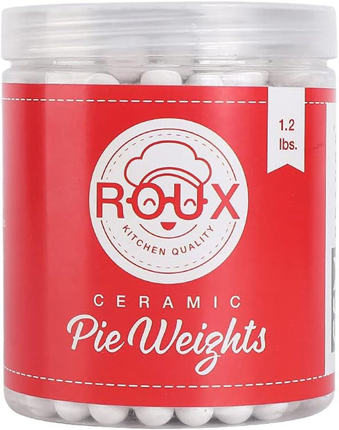 Ceramic Pie Weights for Blind Baking Crust: GSM Brands, 1.2 Pounds of Reusable Beans (10mm)