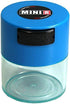 Minivac Airtight Multi-Use Vacuum Seal Container - 10g to 30 grams, Light Blue Clear