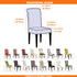 Set 4, Velvet Chair Covers for Dining Chair of Stretchy Soft Parson Chair Covers Removable Washable Kitchen Dining Room